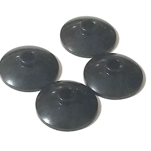 LEGO 4x Black Dish 2x2 (Part 4740 / 30063) - Picture 1 of 1