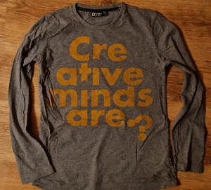 Tumble 'N Dry LA-Shirt Pullover grau -creative minds are?- 164 - Bild 1 von 5