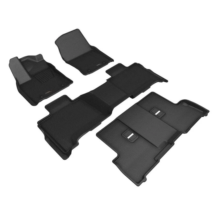 3D MAXpider  Black 1st, 2nd & 3rd Row 4 Piece Set for Toyota Sequoia - Image 1 of 4