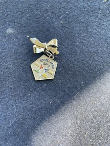 Eastern Star Lapel Pin Grand Page Ohio Hat Jacket - Picture 1 of 2