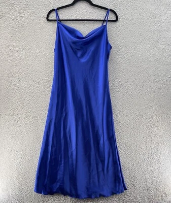 Vestido sin Mangas Bebe Vintage Mujer Mediano Azul Babydoll Midi Y2K Hada Camisola EE. UU. Foto 1 de 4