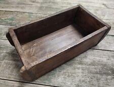 Handmade Rustic Primitive Farmhouse Decor Vintage Wooden Brick Mold Box