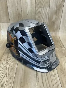 Lincoln Viking Schweißhelm 3350 -2 "Motorhead" NUR SHELL!! Nicht komplett - Bild 1 von 5