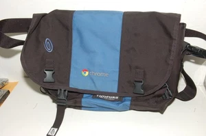 RARA Borsa Messenger Timbuk2 Google Cromo Blu/Nero Made in San Francisco - Foto 1 di 4