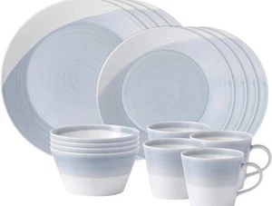 Royal Doulton Blue 1815 Dinner 22 Piece Set New Service For 6 - Picture 1 of 8