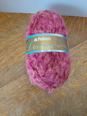 1 Madeja Patones Divino Rosa Hilo Color Floral Fantasía 06740 Acrílico Mezcla Mohair Foto 1 de 4