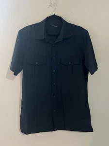KENNETH COLE Men's Short Sleeve Dress Shirt Size Medium - Picture 1 of 11