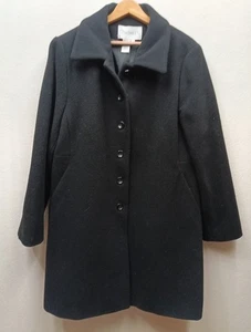 Chadwicks size 16 Black wool blend coat - Picture 1 of 9