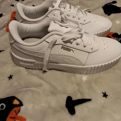 NEW Puma Shoes Size 9 Women's Carina 2.0 Silver White Athletic  - Image 1 of 4