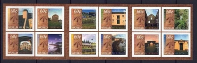 Isla Norfolk 2011 - Folleto Patrimonio de la Humanidad - Bloque de 12 - MNH Foto 1 de 3