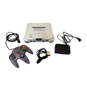 Custom White Nintendo 64 Console Bundle w/ Controller, AV & Power Cords, Memory - Picture 1 of 16