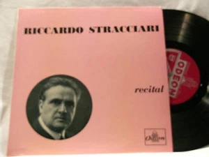 RICCARDO STRACCIARI Recital Verdi Bizet Odeon 10" LP - Picture 1 of 1