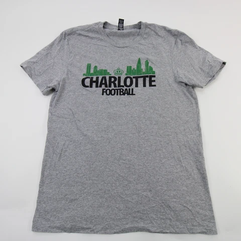 Charlotte 49ers District Short Sleeve Shirt Men's Gray New Cover