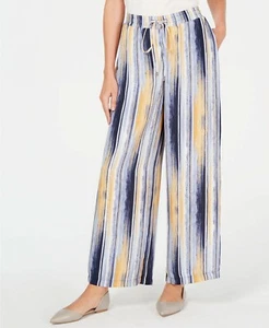 NEU! JM Collection Hose Palazzo Gr. XXL mehrfarbig bedruckt weites Bein Anzughose - Bild 1 von 11