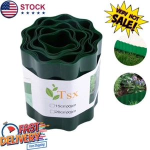 Garden Landscape Edging Border Lawn Edging Border Fence Yard Patios Decor 30ft - Picture 1 of 13