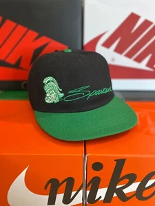 Michigan State Spartans MSU Embroidered Licensed Fresh Caps Green Snapback - Picture 1 of 6