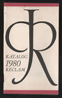 Katalog 1980 Reclam – DDR Sachbuch mit Inhaltsangabe