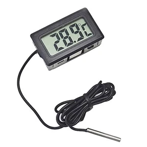 Aquarium Water Fridge 2m Probe LCD Mini Digital Thermometer Temperature Tester - Picture 1 of 14