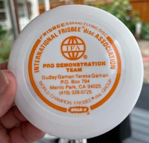 (SALE) Pro Demonstration Gaman  1970's New Mini Disc Golf Frisbee Wham-O  #629 - Picture 1 of 10