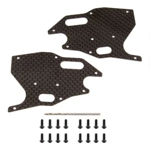 Team Associated AS81418 RC8B3.1 FT Graphite Arm Stiffeners - Front - Imagen 1 de 1