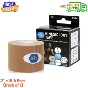 KT Tape Roll Cotton Kinesiology Therapeutic Elastic Sports Roll 2” x 16.4 Feet. - Picture 1 of 4