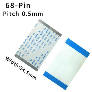 FFC/FPC Flexible Flat Cable Pitch 0.5mm 68Pin 80C 60V VW-1 50/600mm-3000mm 68P - Picture 1 of 4