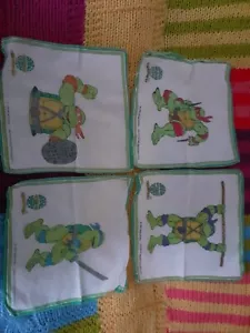 More details for 4 x turtle handkerchiefs.  7 in free uk post