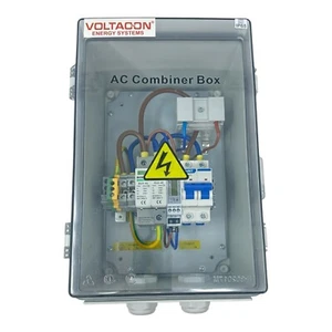 AC Combiner Box Solar Inverters Off-Grid Hybrid 230VAC 5kW-6kW Eastron Meter - Picture 1 of 4