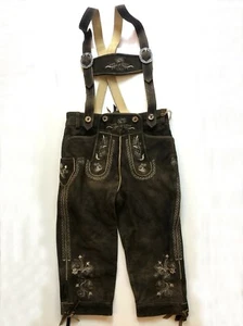 Stockerpoint Lederhose Justin bison 44 46 Tracht braun lang dunkel Kniebundhose - Bild 1 von 9