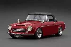 IG2710 DATSUN Fairlady 2000 (SR311) Burgundy Red 1/18 Ignition Model - Foto 1 di 2