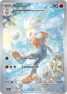 Pokémon TCG Raboot 147/142 Illustration Rare Stellar Crown NM/M - Picture 1 of 1
