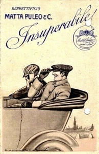 PUBBLICITARIA Berrettificio MATTA PULEO Napoli ADV PC Viaggiata 1930 - Imagen 1 de 2