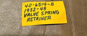 NOS FORD 40-6514-B SPLIT VALVE GUIDE RETAINERS 1932-48 (1) - Picture 1 of 3