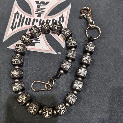 West coast choppers black / harley davidson chain wallet jeans chain pants - Image 1 of 4