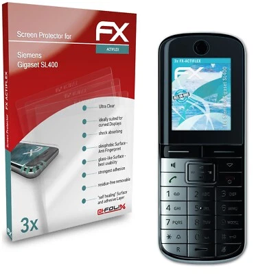 atFoliX 3x Lámina Protectora para Siemens Gigaset SL400 transparente&flexible - Imagen 1 de 4