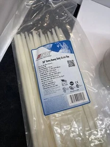 NEW 50 ACT 36" CABLE TIES 175lb AL3617591 DUCT HVAC SUPPORT USA EXTRA HEAVY DUTY - Picture 1 of 12