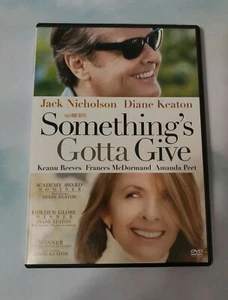 Somethings Gotta Give DVD {Jack Nicholson/ Diane Keaton}  - Picture 1 of 7