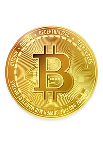 Autoaufkleber Sticker Bitcoin Kryptowährungs Aufkleber 9X9 cm - Picture 1 of 10