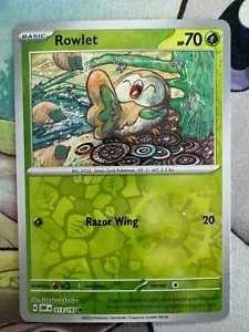 Rowlet Reverse Holo English Pokemon TCG BKBH265 - Picture 1 of 1