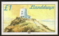 GB Local Cinderella Llanddwyn Island Twr Mawr £1 Single Stamp 2020 UNM IMPERF