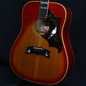 Gibson Dave Custom Cherry Sunburst 1977 acoustic guitar - Picture 1 of 11