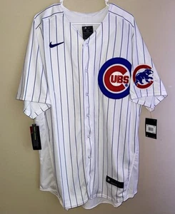 $260 Nike MLB Chicago Cubs Authentic White Home Jersey Men’s Size 52 2XL - Picture 1 of 9