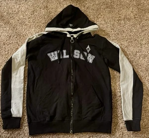 NWT FISLL WNBA A’ja Wilson Las Vegas Aces #22 Black & Gray Hoodie Women’s Sz S - Bild 1 von 10