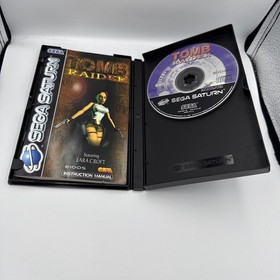 Sega Saturn  Tomb Raider complete with manual 