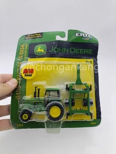 Ertl John Deere 4455 Tractor With Front Wheel Assist & Disk 1/64 - Picture 1 of 4