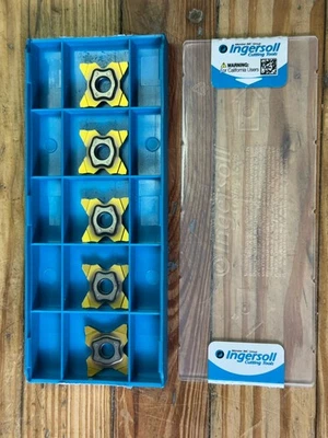 NEW 5 Pack Ingersoll Carbide Grooving Insert TQJ27-1.78-0.18 TT9080 6308882 - Image 1 of 4