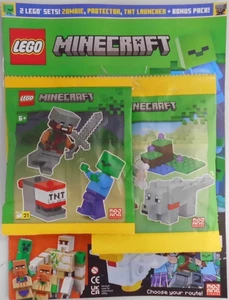 Lego Minecraft magazine #40 2025 + Zombie, Protector, TNT Launcher & Bonus pack - Picture 1 of 1