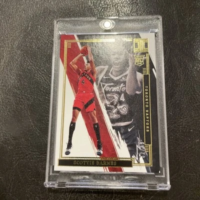 Scottie Barnes 2021-22 Panini-Impeccable Basketball Gold Numbered/49. RC  - Image 1 of 4