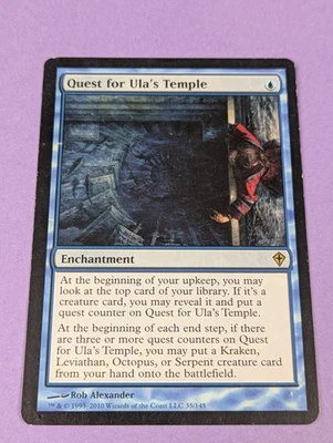 MTG Magic: Worldwake: Quest for Ula's Temple #35/145 Rare - LP - Image 1 of 2