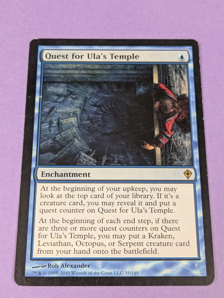 MTG Magic: Worldwake: Quest for Ula's Temple #35/145 Rare - LP - Image 1 of 2